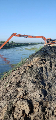 Het wapen en de haven uitbaggeren van de graafwerktuiguitbreiding ontworpen voor rivier het uitbaggeren