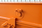 Het Glijden van KOMATSU KOBELCO de Kleur van Graafwerktuigarm multipurpose orange