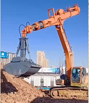 12-32m Geel/Grijz/Etc Graafmachine Langbereik Boom Lang Boom Langarm Voor Kat Hitachi Komatsu Etc
