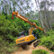 Van het Graafwerktuigtelescopic boom van de bosbouwmachine PC200 grijpt het lange bereik voor greephout met 360 Graadomwenteling vast