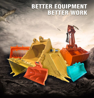 Q355B MN400 Hardox500 Graafwerktuigemmer 0,8 1 Cbm voor 320 ZX200 DX200 SY205C