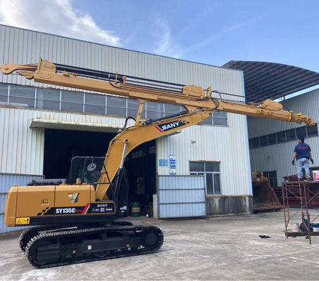 Bosbouw Boomverzorging Excavator Telescopische arm met greep voor kat Hitachi Komatsu Kobelco