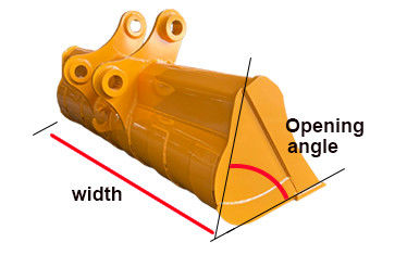 Het dubbele Graafwerktuig Bucket Cleaning For 320 ZX300 van de Cilinderschuine stand