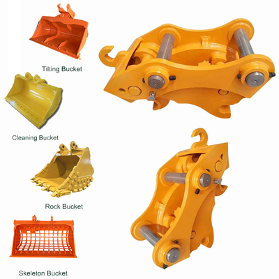 Veilige hoog-efficiënte graafmachine snelle koppeling, hydraulische snelle aansluiting met pinnen voor kat hitachi komatsu sanny