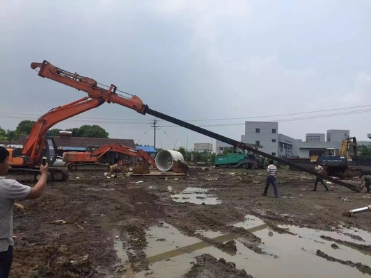 Bosbouw Boomverzorging Excavator Telescopische arm met greep voor kat Hitachi Komatsu Kobelco