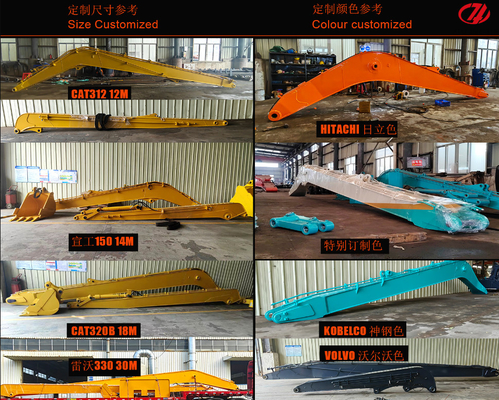 20 ton Q355B graafmachine met lange arm Q690D graafmachine met lange boom met arm en cilinder