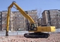 20m 21m 24m High Reach Demolition Boom voor graafmachine Sanny Hitachi Komatsu Cat