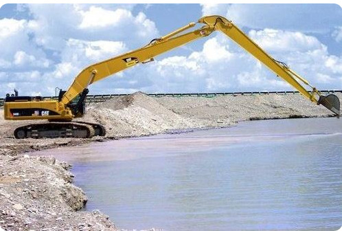 Garandeerde lange afstand graafmachine dipper arm 10M-18M met emmer en cilinder voor CAT