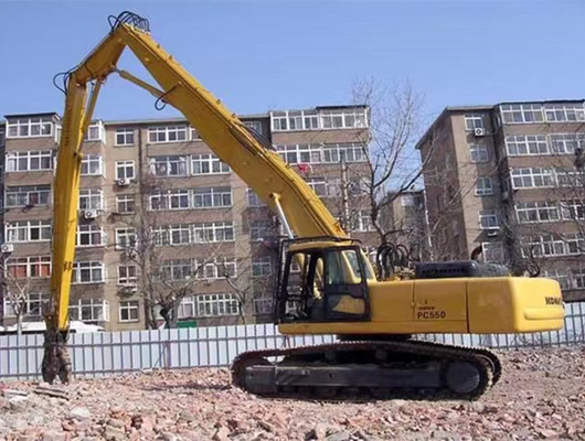 Q690D Demolition Boom Arm Excavator High Reach 26M 28M 30M Voor Sanny Hitachi zware apparatuuronderdelen