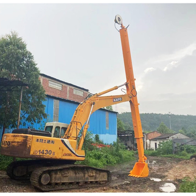 Telescopische boomarm voor twee secties graafmachine voor 6 tot 36 ton met standaard emmer