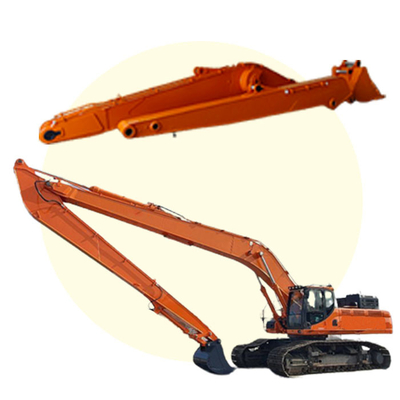 Kleur aanpassing Long Reach Boom Voor Hitachi Komatsu Sanny Cat Excavator