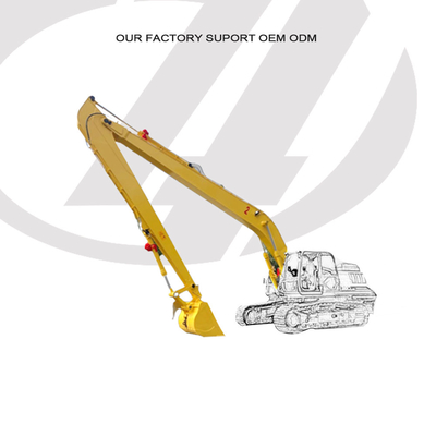 Aanpassing beschikbaar Hoge sterkte graafmachine lange boom arm lange boom graafmachine 25-28m Voor XE370 SY550 Etc