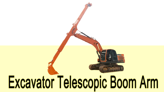 Hoogprecisie graafmachine tweefasige telescopische arm 12T-35T Foundation Pit Caisson Project LG700 ZX240
