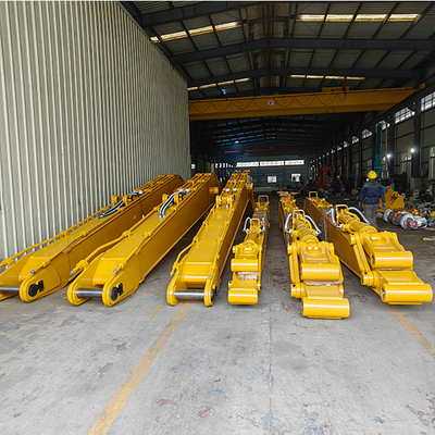 Custom Long Reach Excavator Reach, OEM ODM 8-30 meter uitgebreide boomarm voor CAT Hitachi 6-120 ton Excavator Long Arms