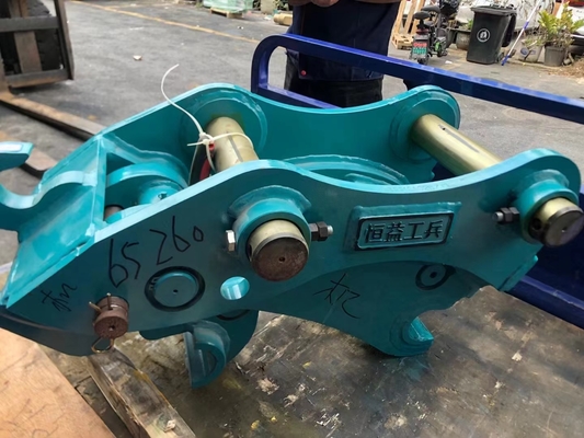 Veilige hoog-efficiënte graafmachine snelle koppeling, hydraulische snelle aansluiting met pinnen voor kat hitachi komatsu sanny