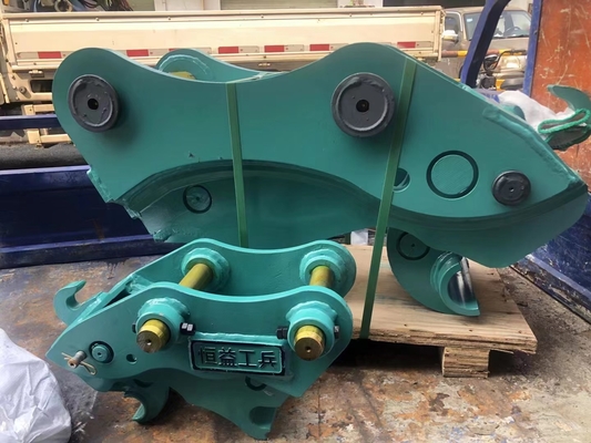 Veilige hoog-efficiënte graafmachine snelle koppeling, hydraulische snelle aansluiting met pinnen voor kat hitachi komatsu sanny