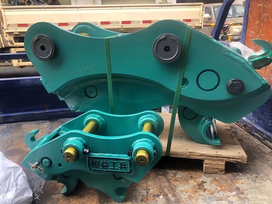Veilige hoog-efficiënte graafmachine snelle koppeling, hydraulische snelle aansluiting met pinnen voor kat hitachi komatsu sanny