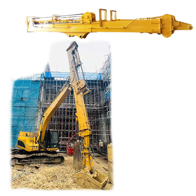 Hoog effectieve graafmachine telescopische boom lang bereik boom graafmachine voor het graven dieper telescopische boom graafmachine clamshell