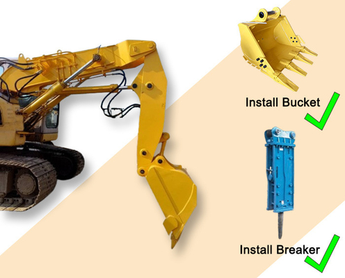 Kat Hitachi Komatsu Graafmachine Tunnel Boom graafmachine verkorte arm graafmachine verkorte boom arm graafmachine boom en arm graver boom arm korte reikwijdte boom