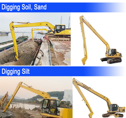 Q355B Cat Long Reach Excavator Booms Voor 6-60 Ton Excavator