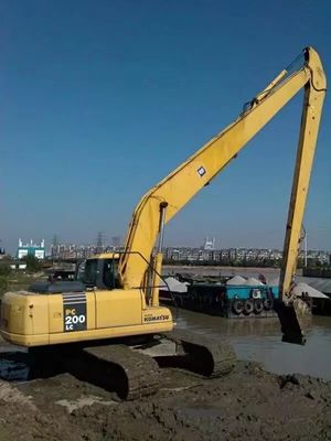 Graafmachine met uitgebreide arm Hyundai R215 Op maat gemaakte Q355B / Q690D voor Aardwerkingen 20T-40T
