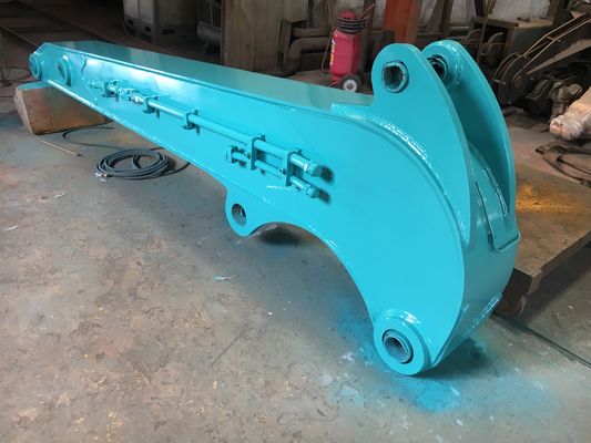 Hoog efficiënt ZX520 graafmachine stapelarm Q355B/Q690D gemeentelijke Sanshui omleiding spoorbrug project opent in een hoek van 160 graden