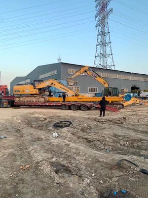 Hoogsterke graafmachine PC350 tweefasige telescopische boomarmbuis LG700 materiaalconfiguratie bevestiging emmer diepe put bouwoperatie 35T