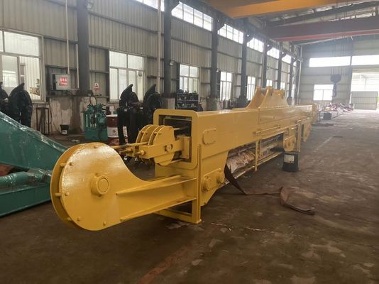 Graafmachine Drie secties slooparm Hyundai R225 Op maat gemaakte 25T-45T Hoogbouw sloopproject Q355B