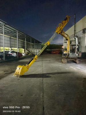 Graafmachine Drie secties slooparm Hyundai R225 Op maat gemaakte 25T-45T Hoogbouw sloopproject Q355B
