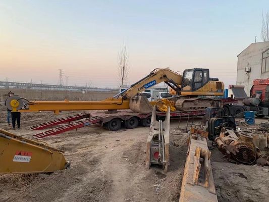 Multifunktioneel SK350 graafmachine Teleskoparm Tweestap BS700/Q690D Kelderpijplijn Loose Ground Excavation Project 35T