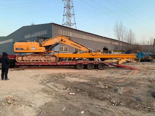 Multifunktioneel SK350 graafmachine Teleskoparm Tweestap BS700/Q690D Kelderpijplijn Loose Ground Excavation Project 35T