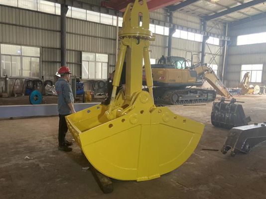 Aanpasbare laadmachine graafmachine Clamshell Bucket Grote capaciteit Materialen volgens model