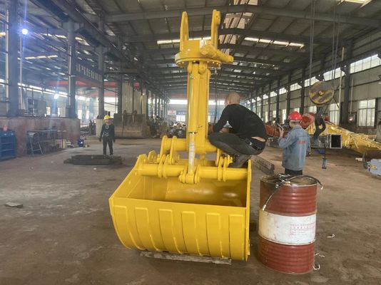 Aanpasbare laadmachine graafmachine Clamshell Bucket Grote capaciteit Materialen volgens model