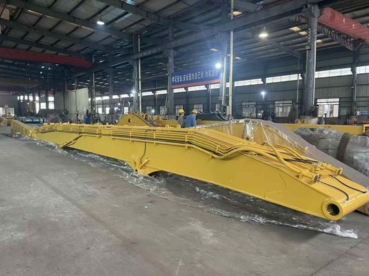 CAT349 22m Q355B Graafmachine Pile Driving Arm Grootte Arm Openingshoek Ongeveer 160 °