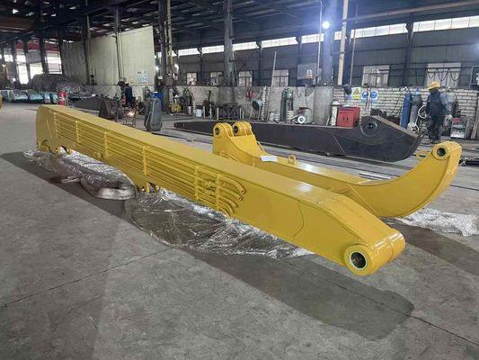 CAT349 22m Q355B Graafmachine Pile Driving Arm Grootte Arm Openingshoek Ongeveer 160 °
