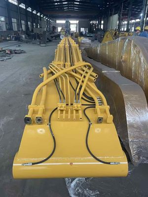CAT349 22m Q355B Graafmachine Pile Driving Arm Grootte Arm Openingshoek Ongeveer 160 °