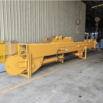 Excavator met telescopische arm