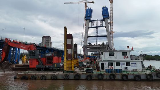 Langarm graafmachinearm met emmer en cilinder voor  KOBELCO Hitachi