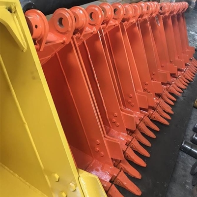 2 voetgraafwerktuig Trenching Bucket, Duurzame Backhoe Omspittengehechtheid