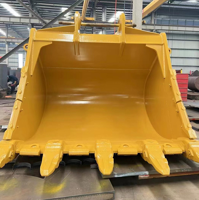 Aanpasbare Rock Bucket Excavator Bucket Heavy Duty Mining Rock Digger Bucket met tanden voor Backhoe Loader en Constructie