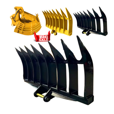 Q355B schrapergraafwerktuig Rake Bucket, NM400-Borstelhark voor Graafwerktuig PC360 ZX300 CAT330