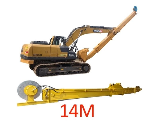 Snakt het Stevige Hydraulische Telescopische Graafwerktuig Boom 14m van KOMATSU PC200 Bereik met Emmer