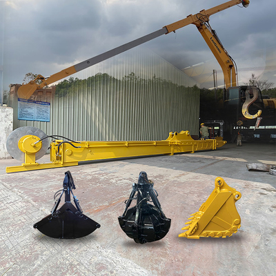 Graafmachine Rock Bucket Cat320d voor CAT320 ZX200 DX200 SY205C, graafmachine telescopische arm 14M voor cat320
