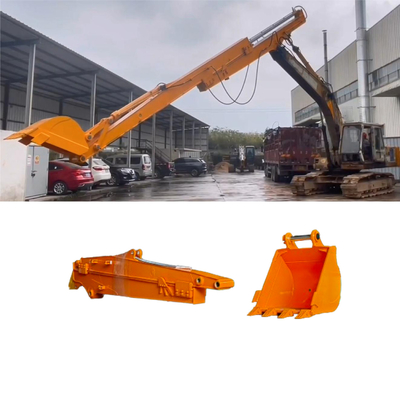 Lange arm graafmachine Aanhangsel 12 Meter Schuifarm Schuifboom Voor Hitachi Doosan graafmachine